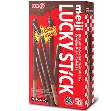 Meiji Biscuit Lucky Stick Chocolate 45G