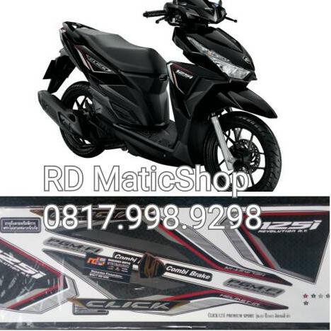 Striping Click 125 Premium 2015 Black Vario 125 / 150 LED ESP