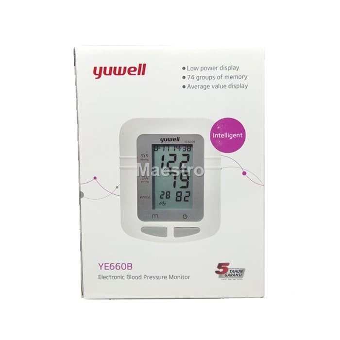 Tensimeter Digital Yuwell YE660B Alat Ukur Tensi Tekanan Darah Lengan