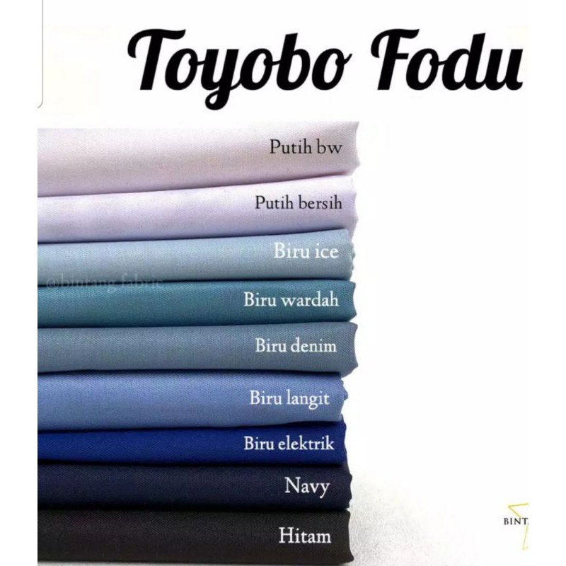 Kain Toyobo Fodu ori katun toyobo 0,5m