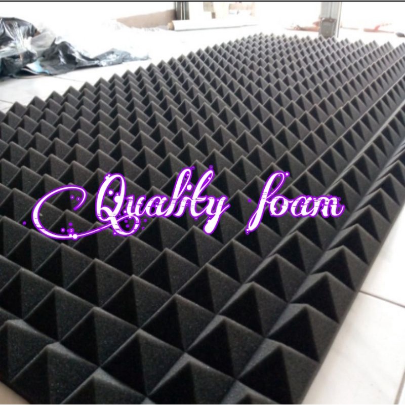 busa peredam suara ruangan acoustic pyramid ukuran 200x100cm ketebalan 6cm