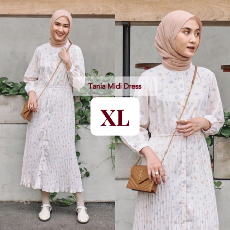 Tania Midi Dress Moringa by Giyomi