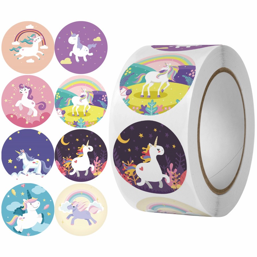 Stiker Unicorn isi 500 Label Sticker Murah My Little Pony Kado Anak GROSIR