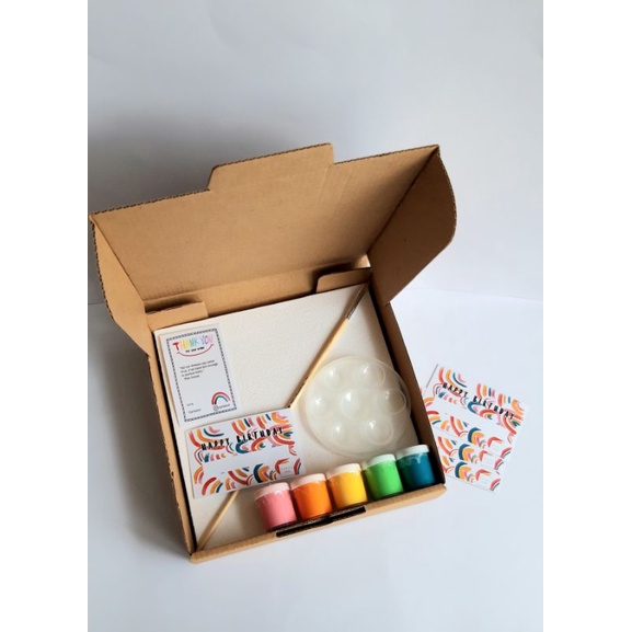 

RAINBOW PAINTING KIT PREMIUM BY CIPRATIND SOUVENIR BINGKISAN ULTAH ANAK UNIK HARGA TERMURAH