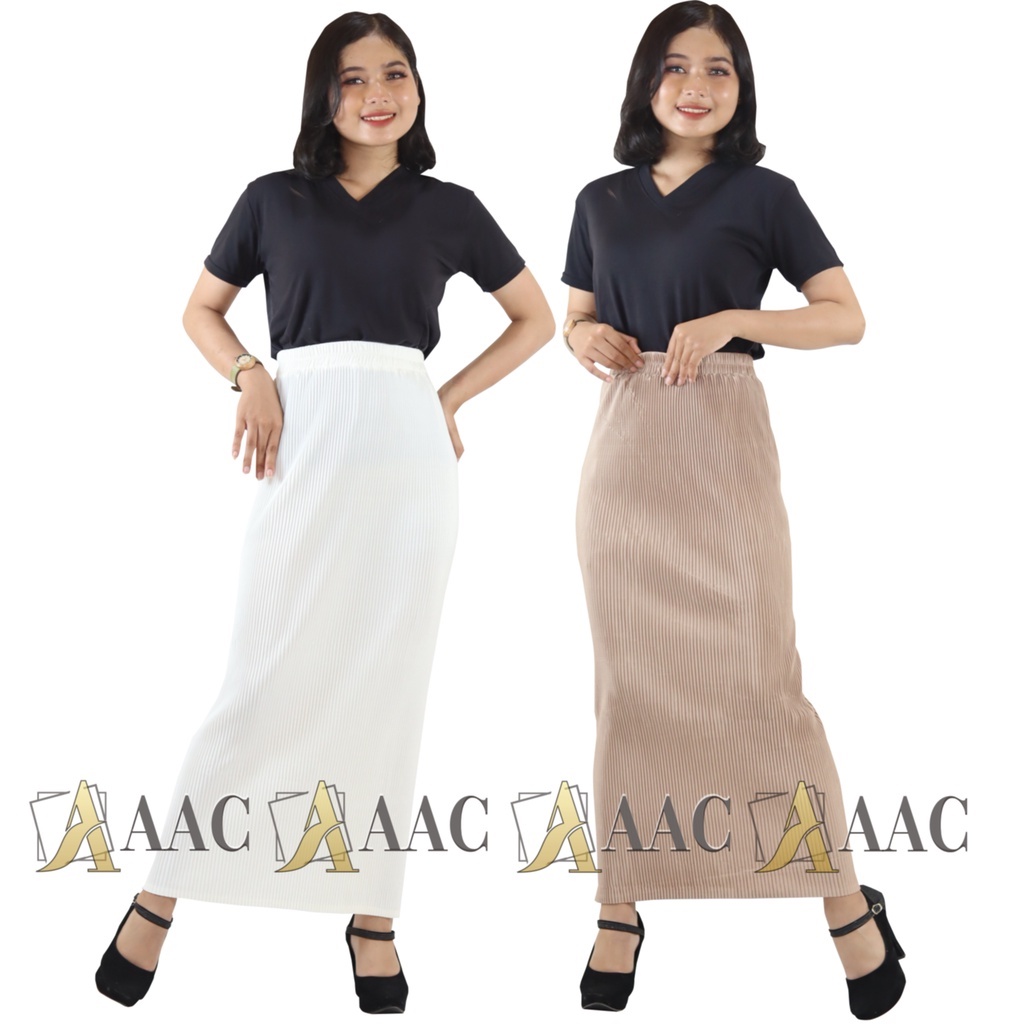 Rok Plisket Lidi Hyget Premium / Skirt / Rok span plisket