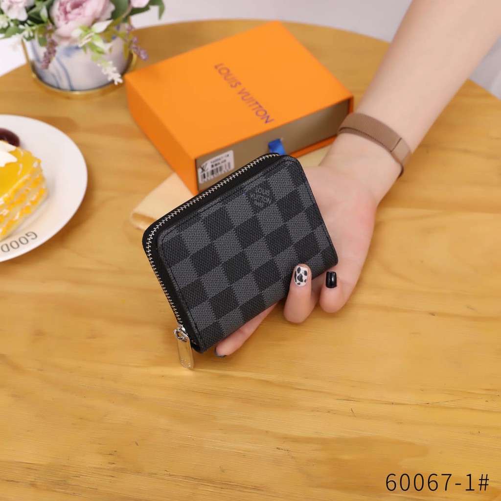 VA-LV Zippy Coin Purse Wallet + Box Y60067-1#