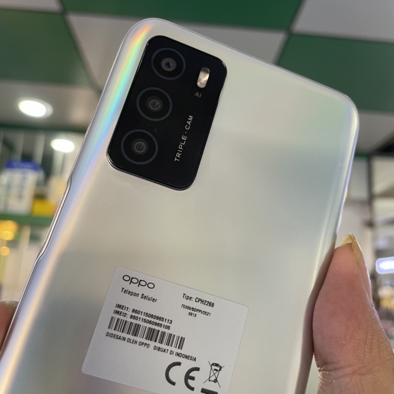 Oppo A16 ram 3gb second bekas pernah pakai