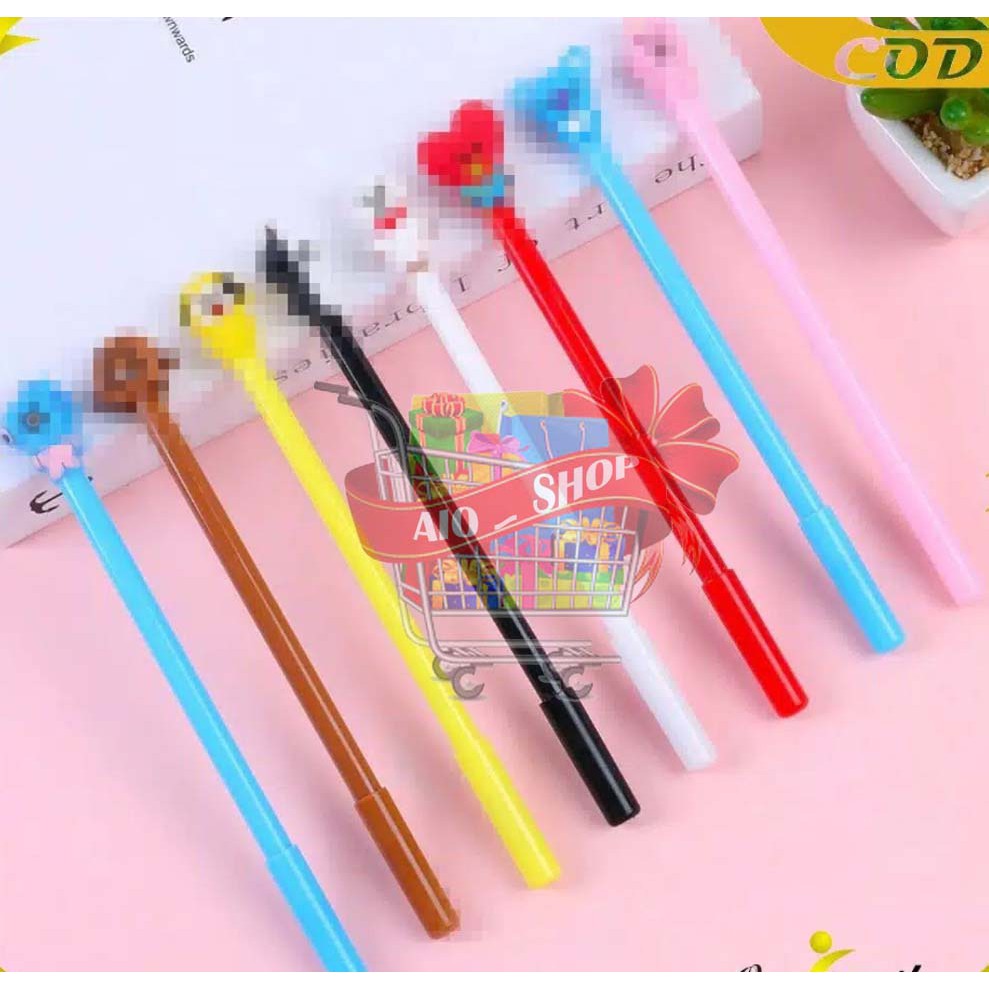 

AIO SHOP-Pena Army Cute Cartoon Ballpoint Pen Pulpen Gel Lucu Murah