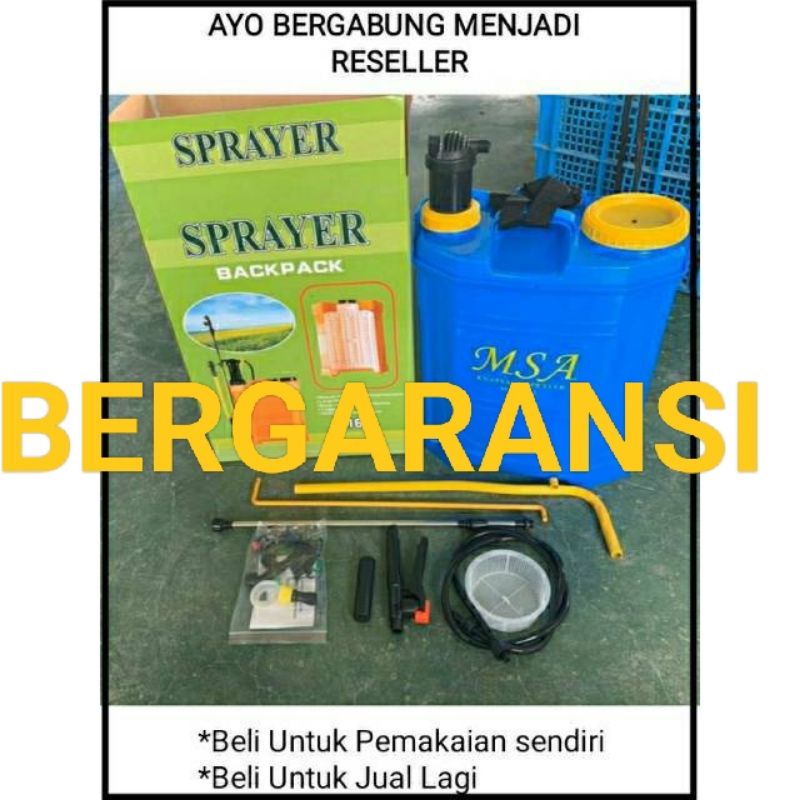 POMPA SPRAYER MSA-16L GARANSI ( MANUAL ) ( ELECTRIC ) ( ELEKTRIK &amp; MANUAL ) (VARIASI)