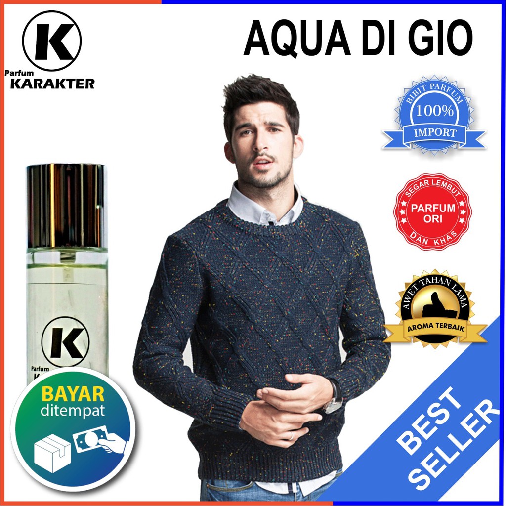 Parfum Cowok Acqua Digio  Bibit Parfum Import Wangi &amp; Tahan Lama  Kemasan 30ml | Bisa Cod | Terlaris