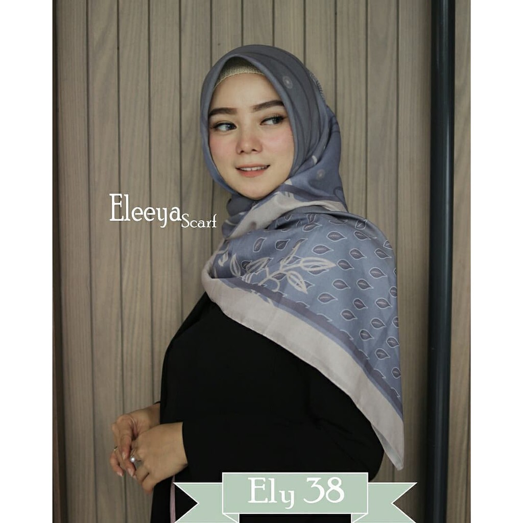 HIJAB SEGIEMPAT MOTIF PRINTING II Eleeya Scarf ELY 38