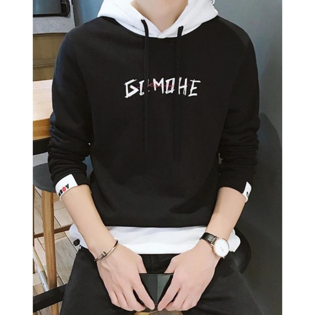 Sweater Hoodie Gomohe Pria Sweter Cowok Fashion Premium Kekinian