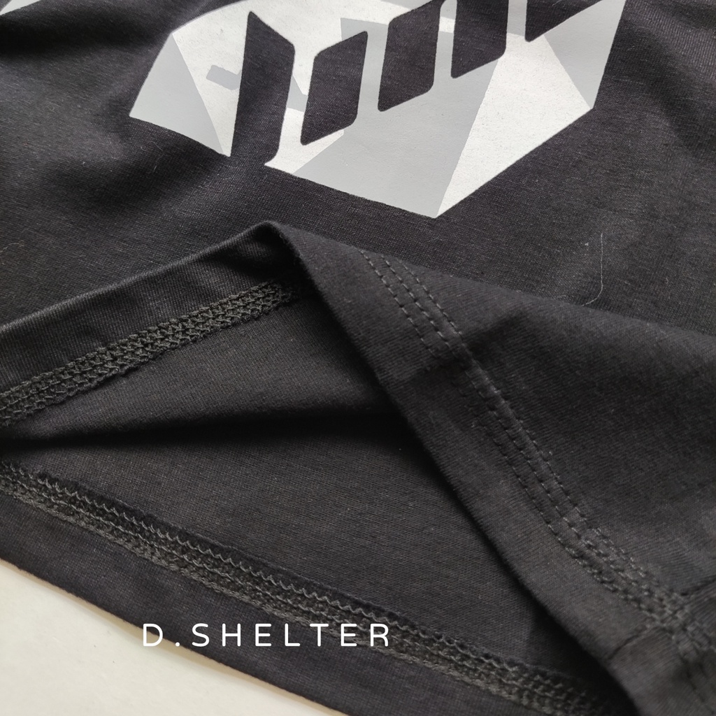 BAJU KAOS ANAK UPLINE HITAM PUTIH ABU/ D.SHELTER