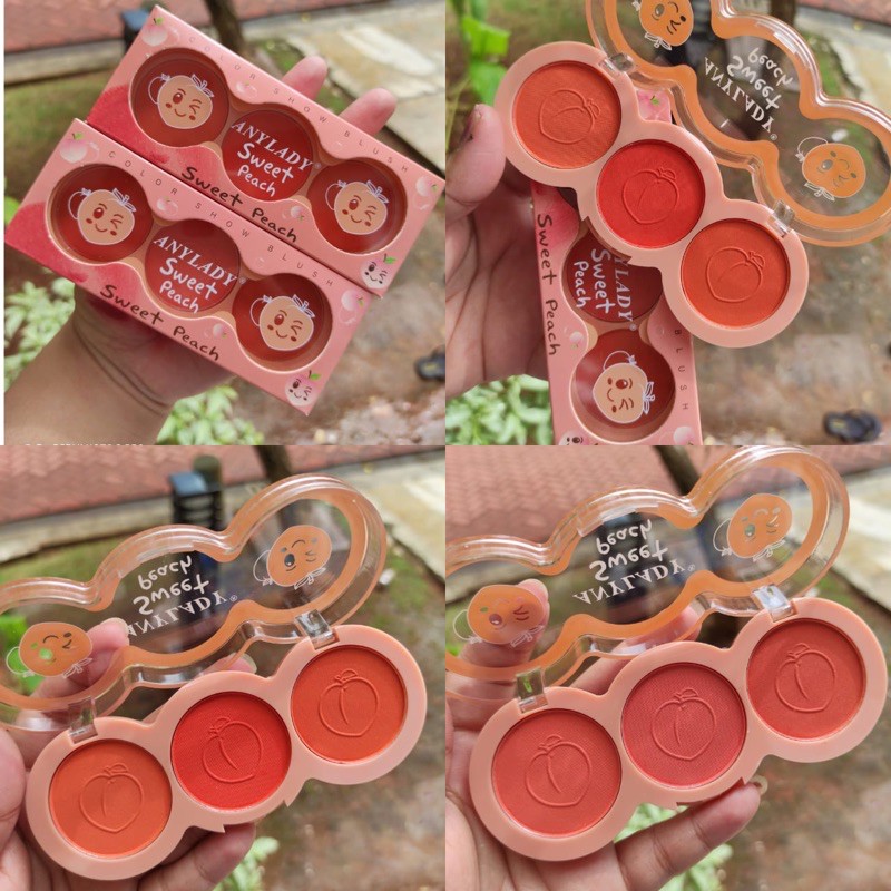 [ ECER ] KISSBEAUTY BLUSHER 3 WARNA