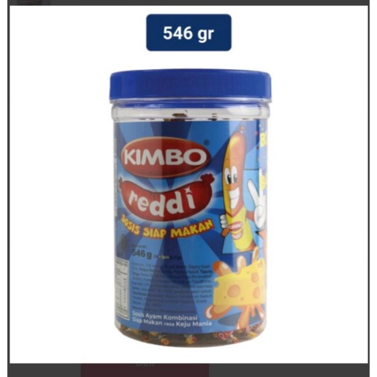 

Kimbo Reddi Sosis Ayam Keju Mania Toples 546g .(24 + 2 pcs)