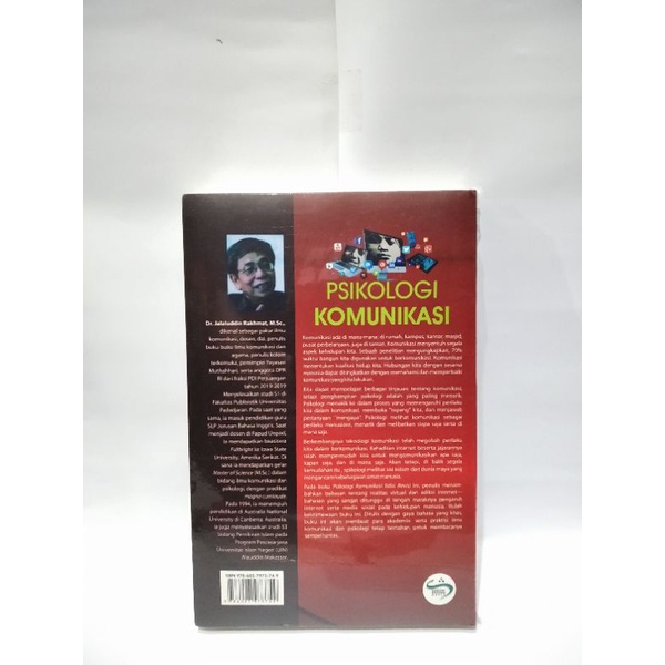 BUKU PSIKOLOGI KOMUNIKASI EDISI REVISI JALALUDDIN RAKHMAT BEST SELLER TERMURAH