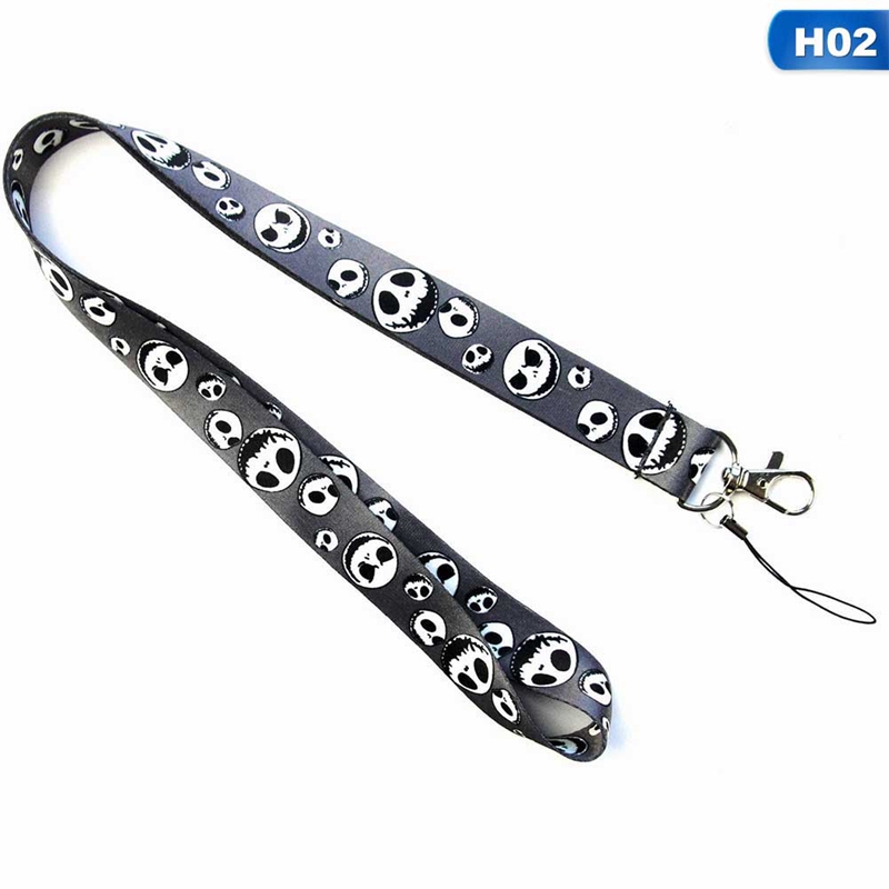 Aksesoris Tali Lanyard Gambar Jack Skellington Nightmare Before ChristmasKlip Vouge Real Hansh