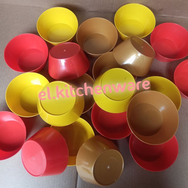 Jual Tempat Kobokan Tangan Mangkuk Plastik 12cm Mangkok Mini Warna