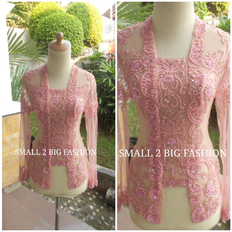 Kebaya kutubaru / atasan kutu baru / kebaya bordir hijau pink putih sage hitam moca / kebaya akad ni
