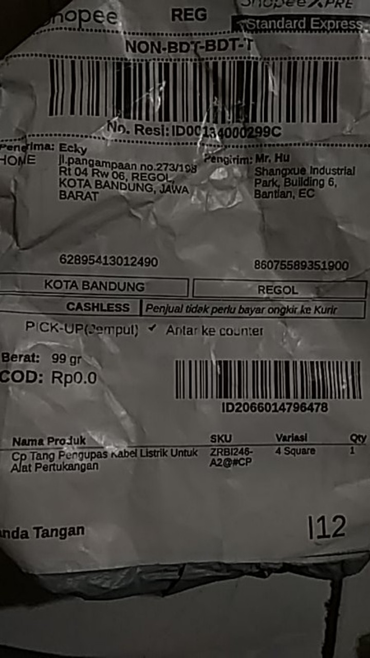 Cp Tang Pengupas Kabel Listrik Untuk Alat Pertukangan