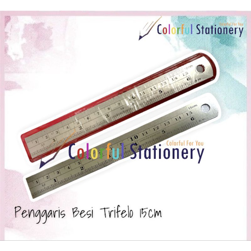 

Penggaris / Mistar Besi Trifelo 15 cm