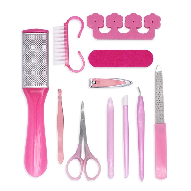 Manicure pedicure kit set nail art care / peralatan manicure pribadi