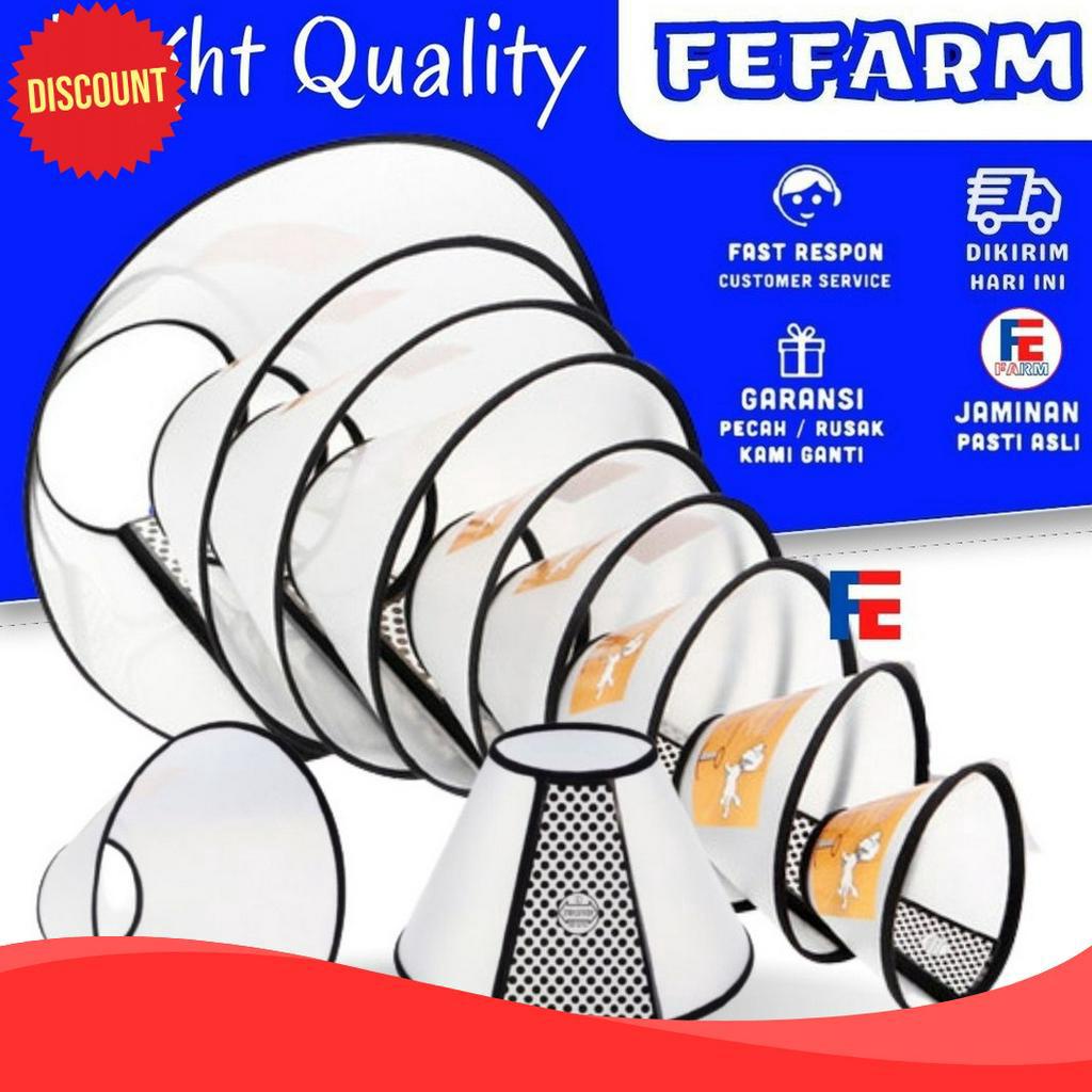 MAKSIMAL Lingkaran Corong Penutup Leher Kepala Anti Bite Pet Collar Cone Anjing Kucing Pet Protector