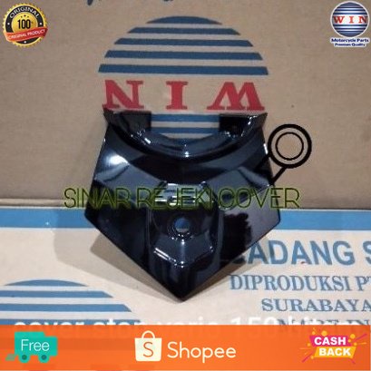 COVER PAD PET STOP VARIO 150 HITAM BLACK MERK WIN