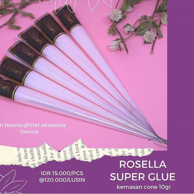 

[KODE PRODUK 7VHYZ9035] Super Glue Rosella kemasan cone 10 gr (lem kulit)
