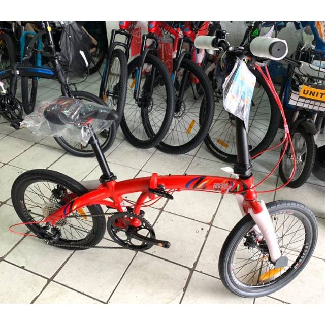 Sepeda Lipat Wimcycle Pocket Rocket 20" Remaja Dewasa Poclet KHUSUS GOJEK GRAB