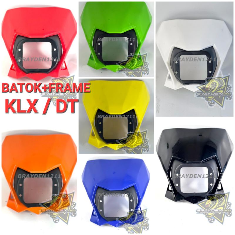 LAMPU HEADLAMP KLX BF DTRACKER KLX/BATOK LAMPU DEPAN KLX BF DTRACKER/KEDOK DEPAN KLX TANPA LAMPU