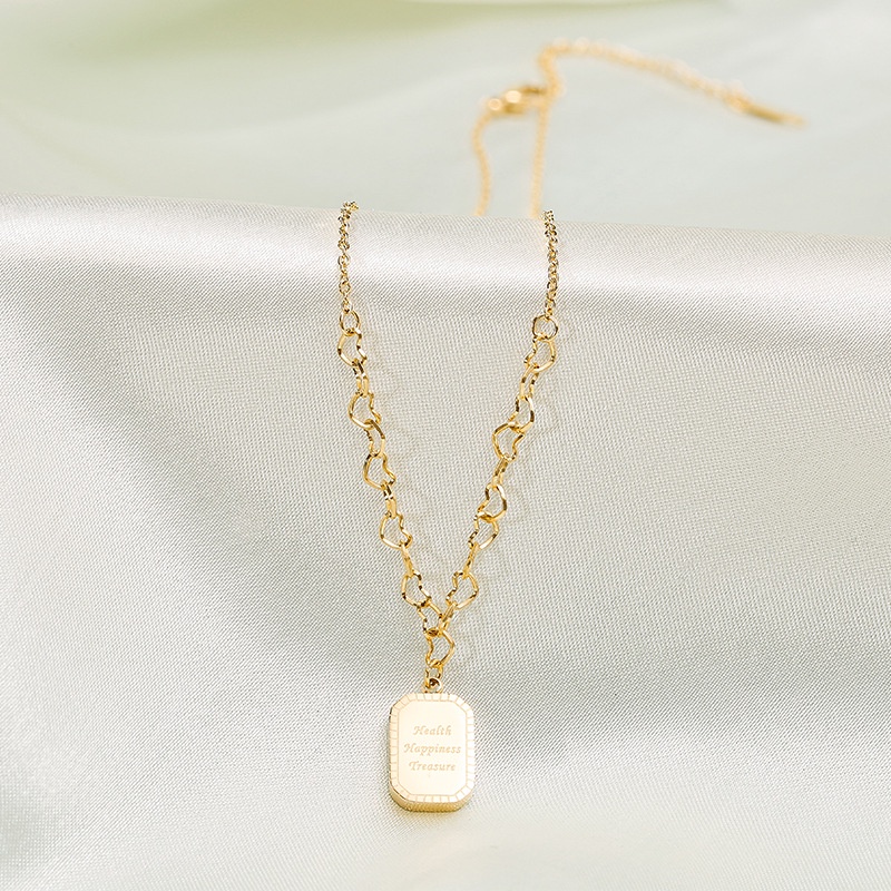 Kalung health happines treasure titanium korea style anti karat