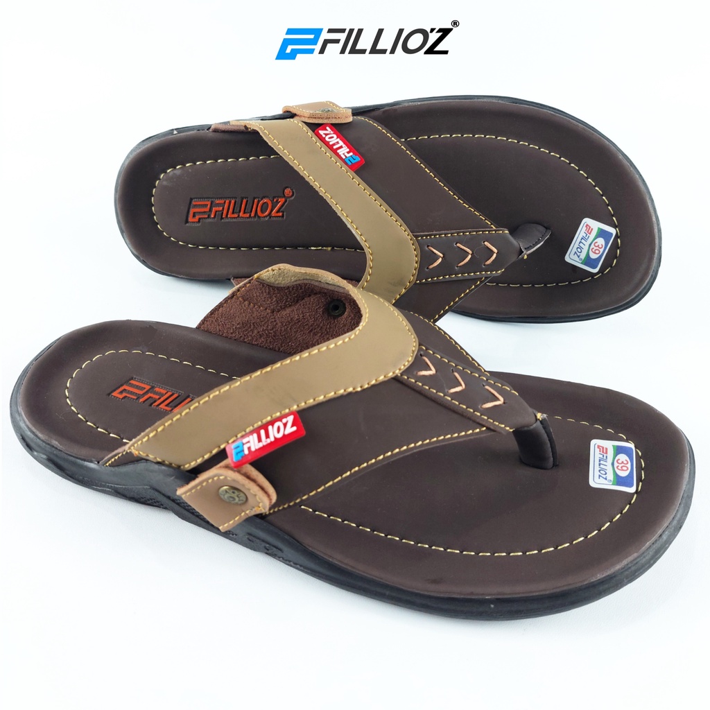 SANDAL COWOK JEPIT KULIT PREMIUM FILLIOZ F-38 MURAH GROSIR