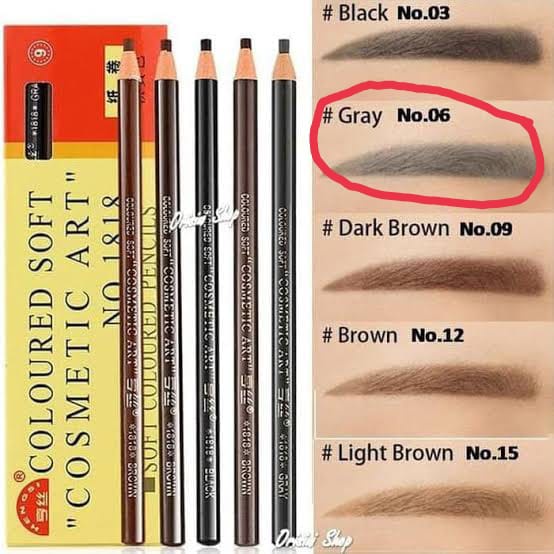 Pensil Alis Benang Hengsi Eyebrow Pencil Make Up Kosmetik Mata