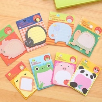 

YCY 11001 Sticky Notes Memo Animal / Catatan Memo Tempel Motif lucu Kertas Memo