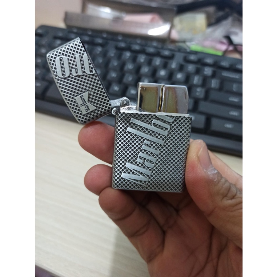 KOREK API BARA PEMANTIK API CLASSIC MOTIF 3D MANCIS LAS UNIK VINTAGE GAS LIGHTER BR83