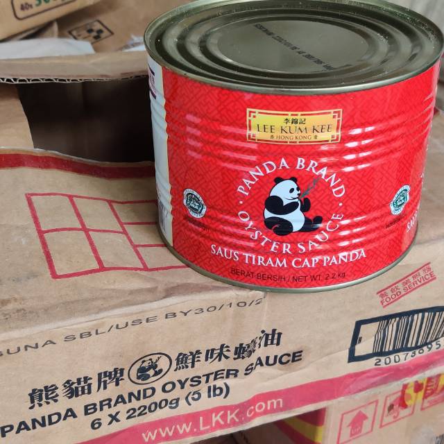Lee Kum Kee Kaleng Saus Tiram Panda Halal 2,2kg READY