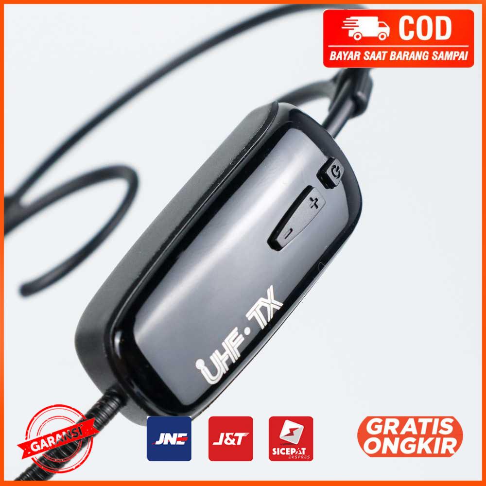 UHF Wireless Microphone Headset Tour Guide