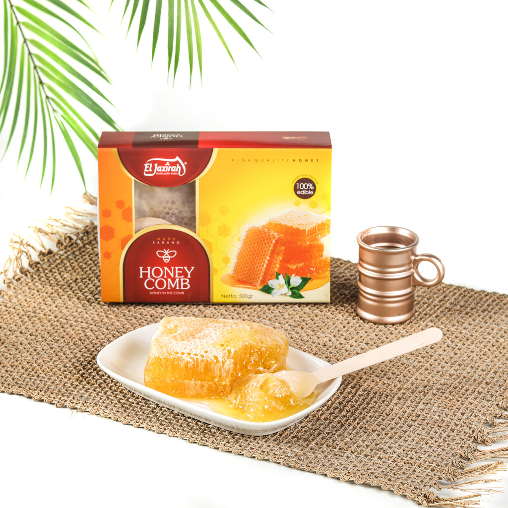

Madu Sarang Honeycomb Eljazirah 500 Gram