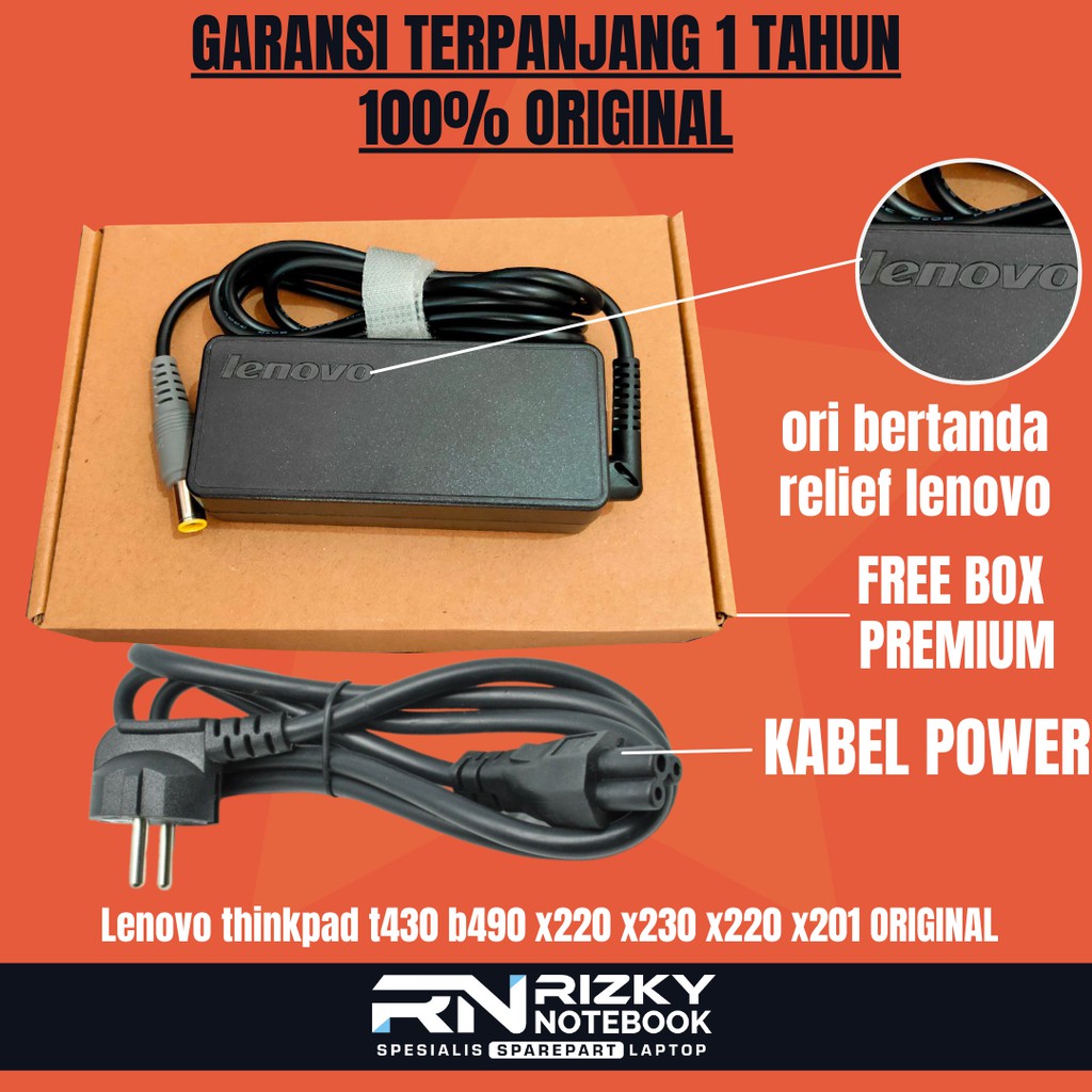 Charger Casan Laptop t430 b490 x220 x230 x220 x201 ORIGINAL