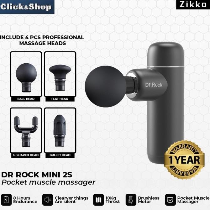 Zikko Dr.Rock Mini 2S Pocket Massage Gun -Alat Pijat Elektrik