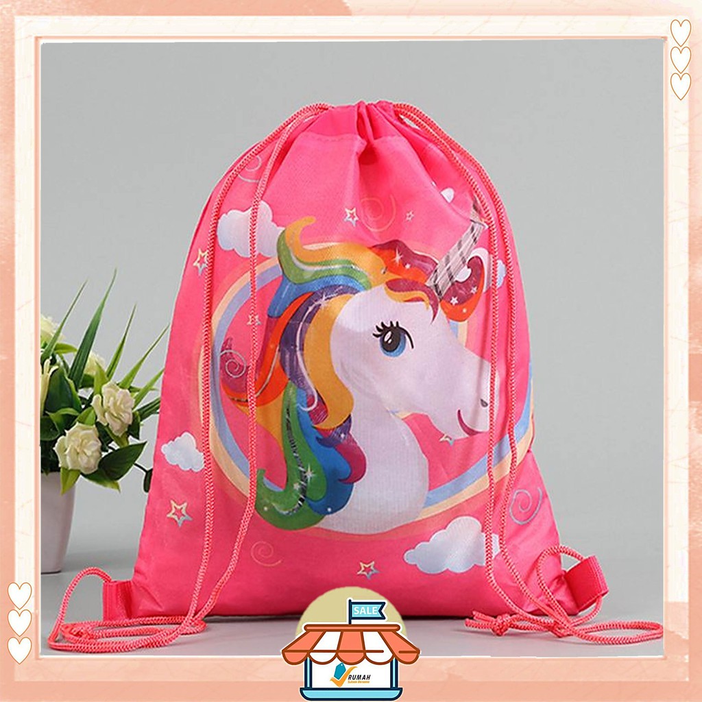 RSB Tas Ransel Anak Karakter Non Woven Tas Serut Anak RSB Tas Ransel Anak Karakter Non Woven Tas Serut Anak