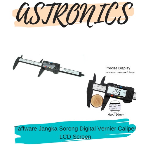 

Taffware Jangka Sorong Digital Vernier Caliper Lcd Screen