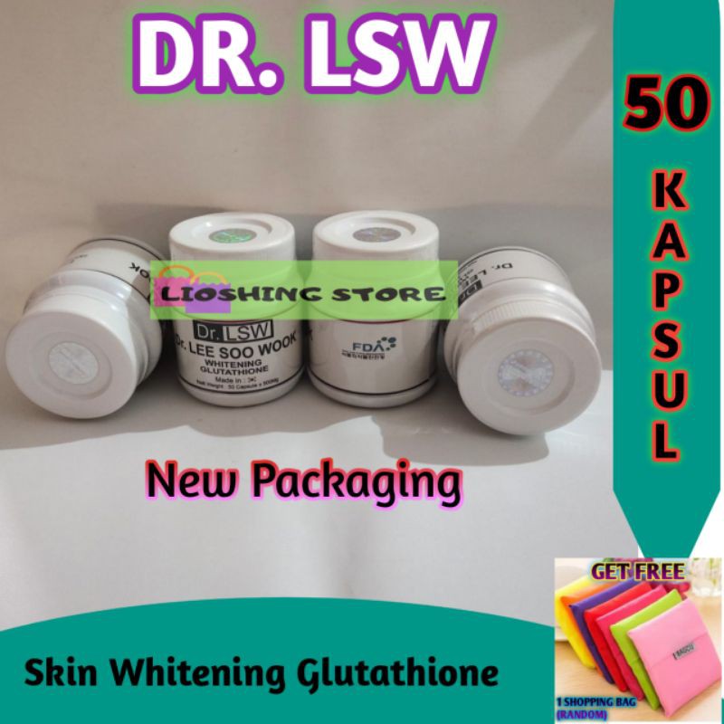 Dr. LSW Whitening PEMUTIH KULIT BADAN MUKA ASLI KOREA 100% ORIGINAL