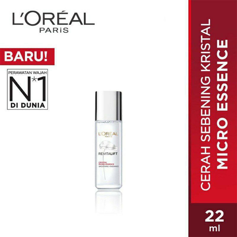 Loreal Paris Revitalift Crystal Micro Essence Toner 22 ml Sale Murah