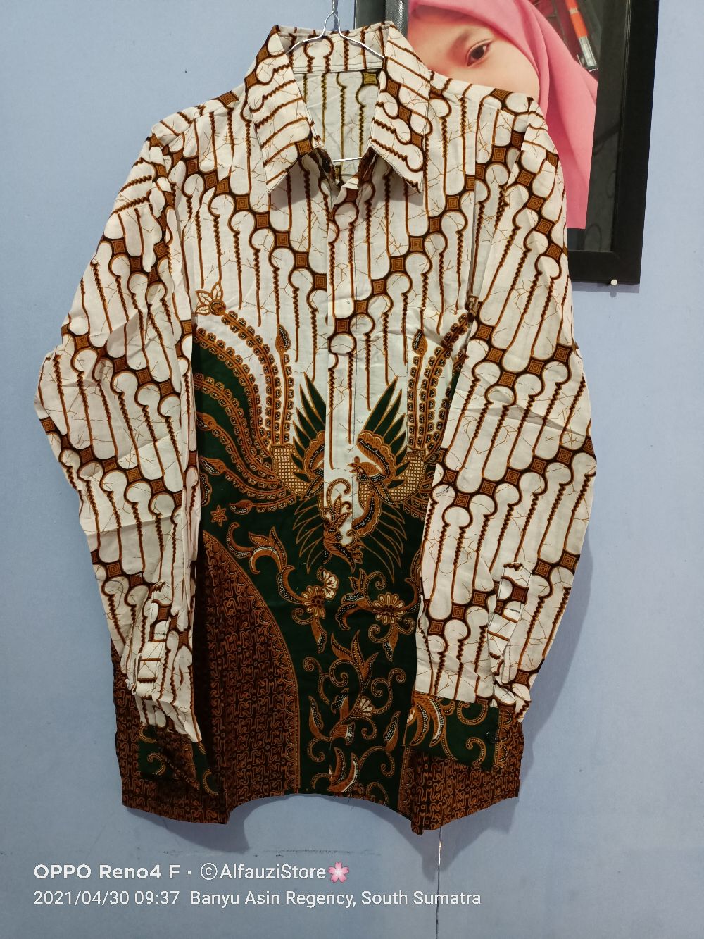 Ready 4 Warna Nayaka Batik - Batik Couple Nirmala Slendang Parang Ijo Tille Memutar