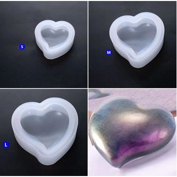 Heart Shape Silicone Mold 3 Size Ver.2