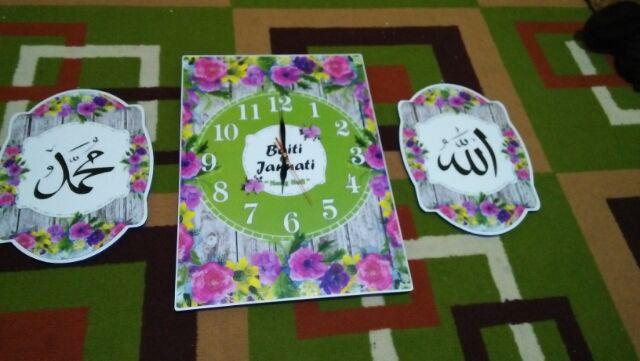 Jam Dinding 1 Set Karakter Panda