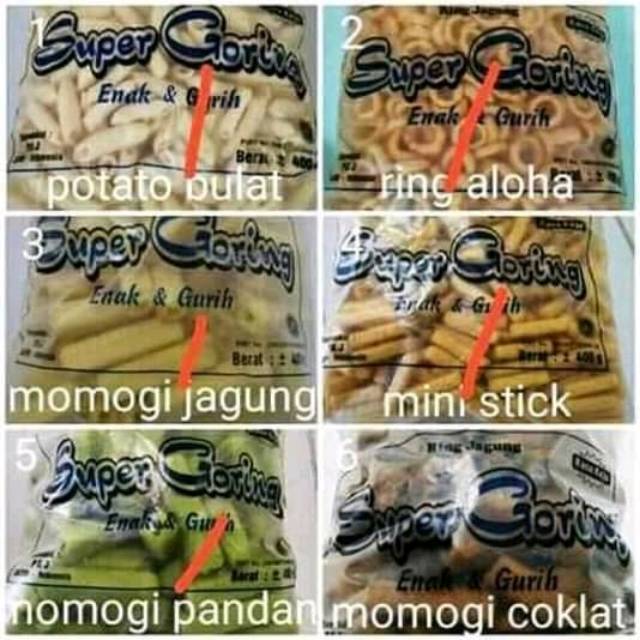 

SNACK BANTAL SUPER GORINGG KEMASAN 400GRM