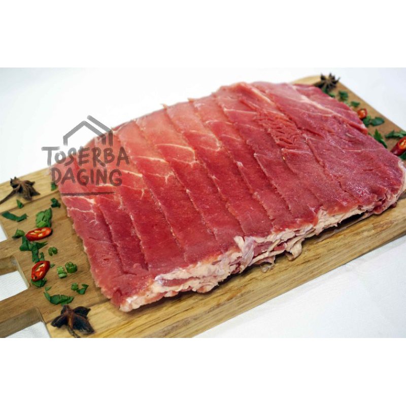 

Lean Meat Beef Slice Premium 500 gram | Lean Fat Daging Fresh